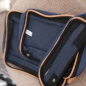 Three zipper travel bags